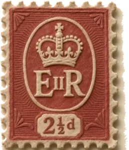 A 2½d postage stamp