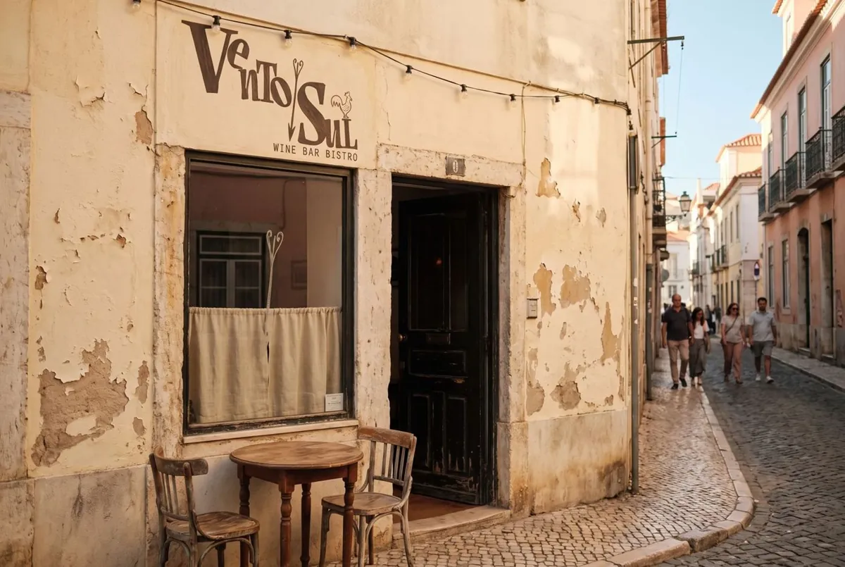 The shopfront on Rua Maria da Fonte