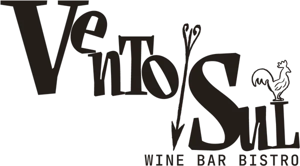 The Vento Sul wordmark, hand-lettered, with the weathervane arrow through it